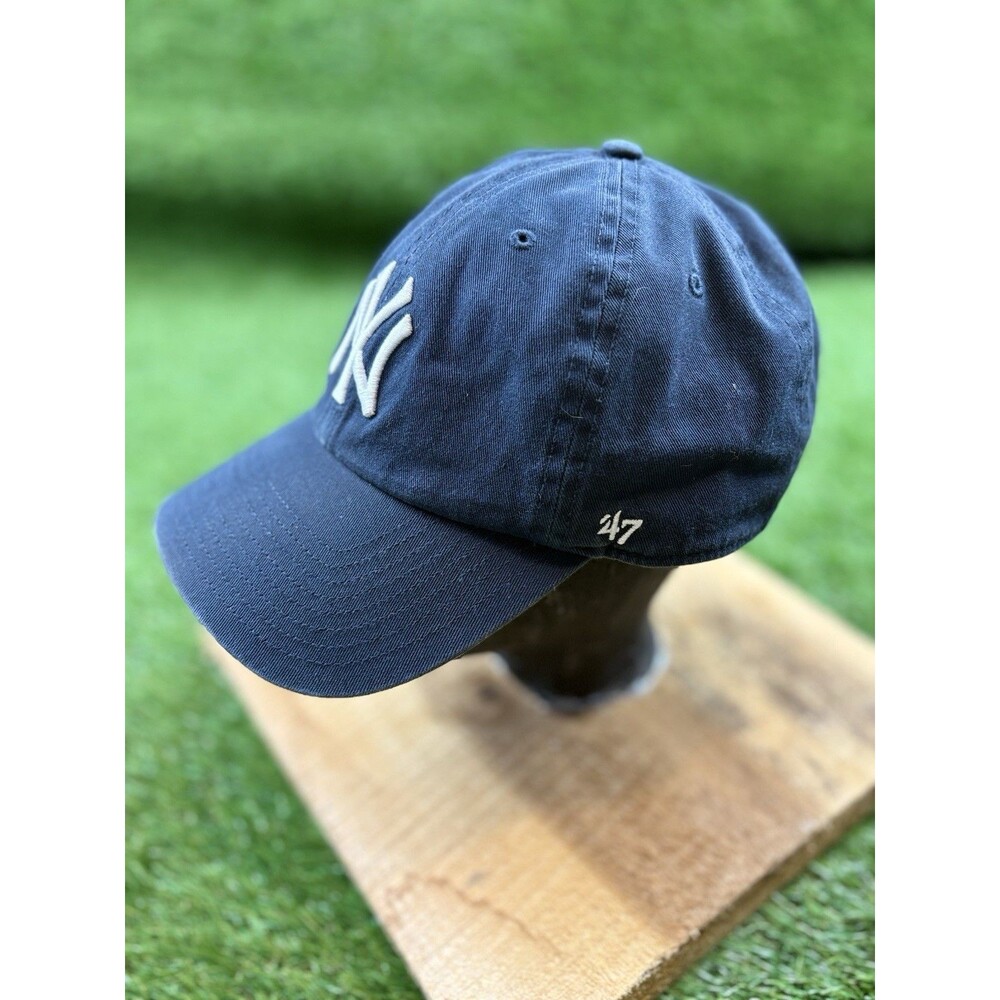 New York Yankees Hat Cap Navy Blue '47 Brand Adjustable OS MLB Baseball Classic